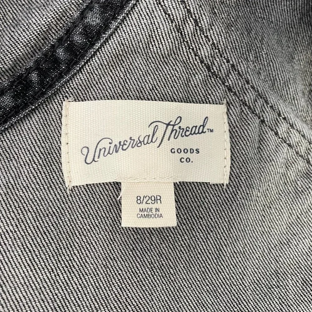 Universal Thread Black Denim Overalls - Picture 5 of 9